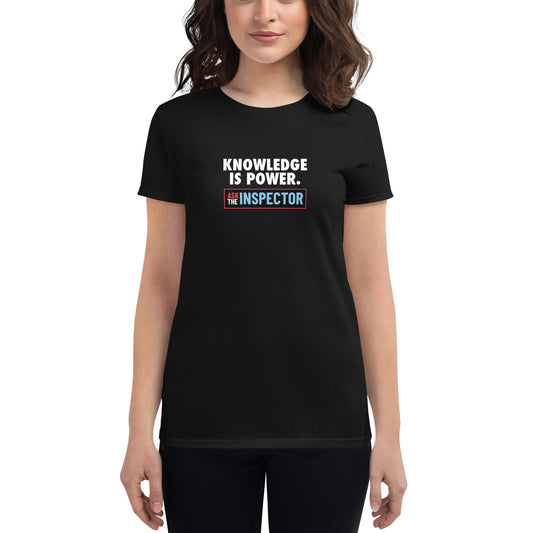 KNOWLEDGE IS POWER Women's Short Sleeve T-Shirt